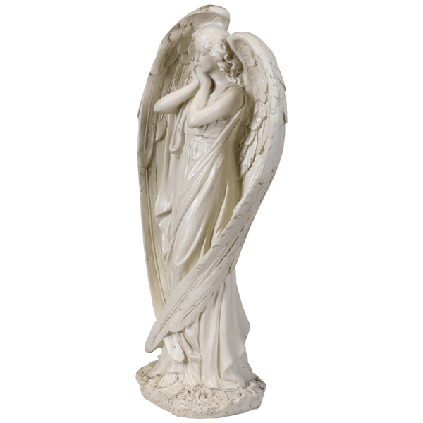 Northlight Standing Angel with Wings Outdoor Garden Statue