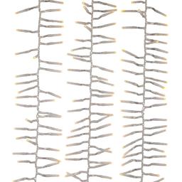 Kurt S. Adler 32.8ft. White LED Cluster Garland