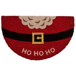 Ho Ho Ho Slice Doormat with Glitter