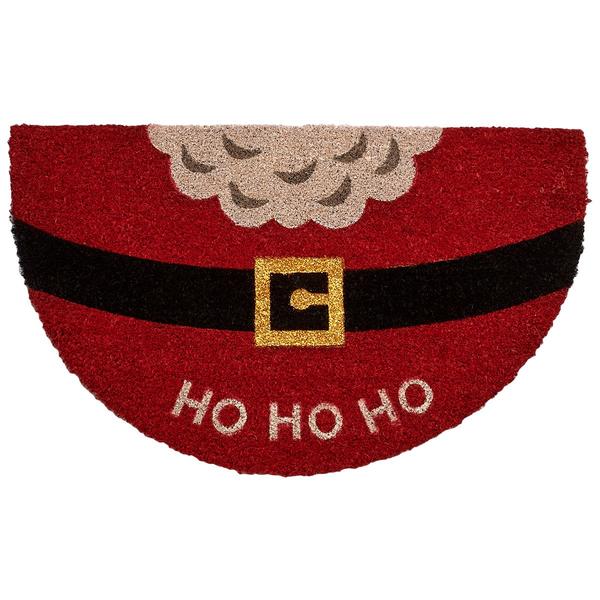 Ho Ho Ho Slice Doormat with Glitter - image 