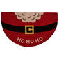 Ho Ho Ho Slice Doormat with Glitter - image 1