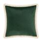J. Queen New York Casey Sherpa Evergreen 18in. Quilted Pillow - image 1