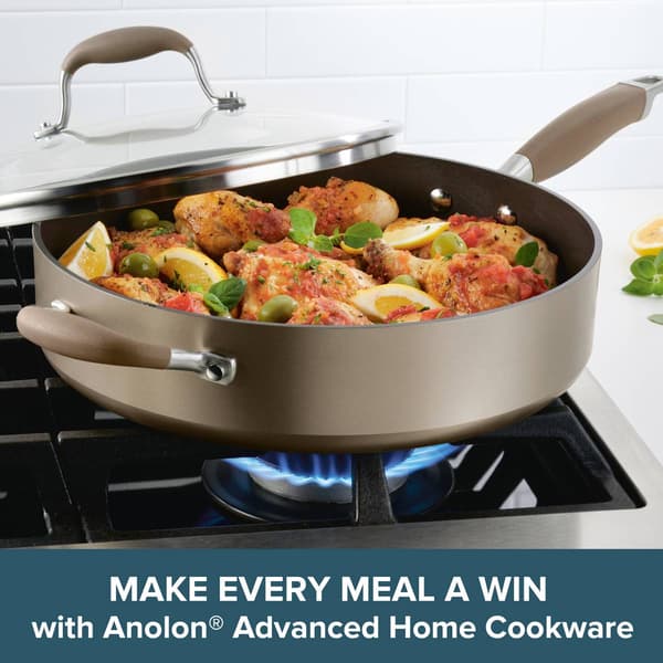 Anolon&#174; Advanced Home Nonstick 5qt. Saute Pan with Helper Handle