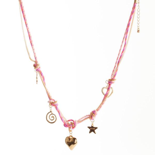 Ashley Heart/Star/Flower Swirl Pendant Necklace - image 
