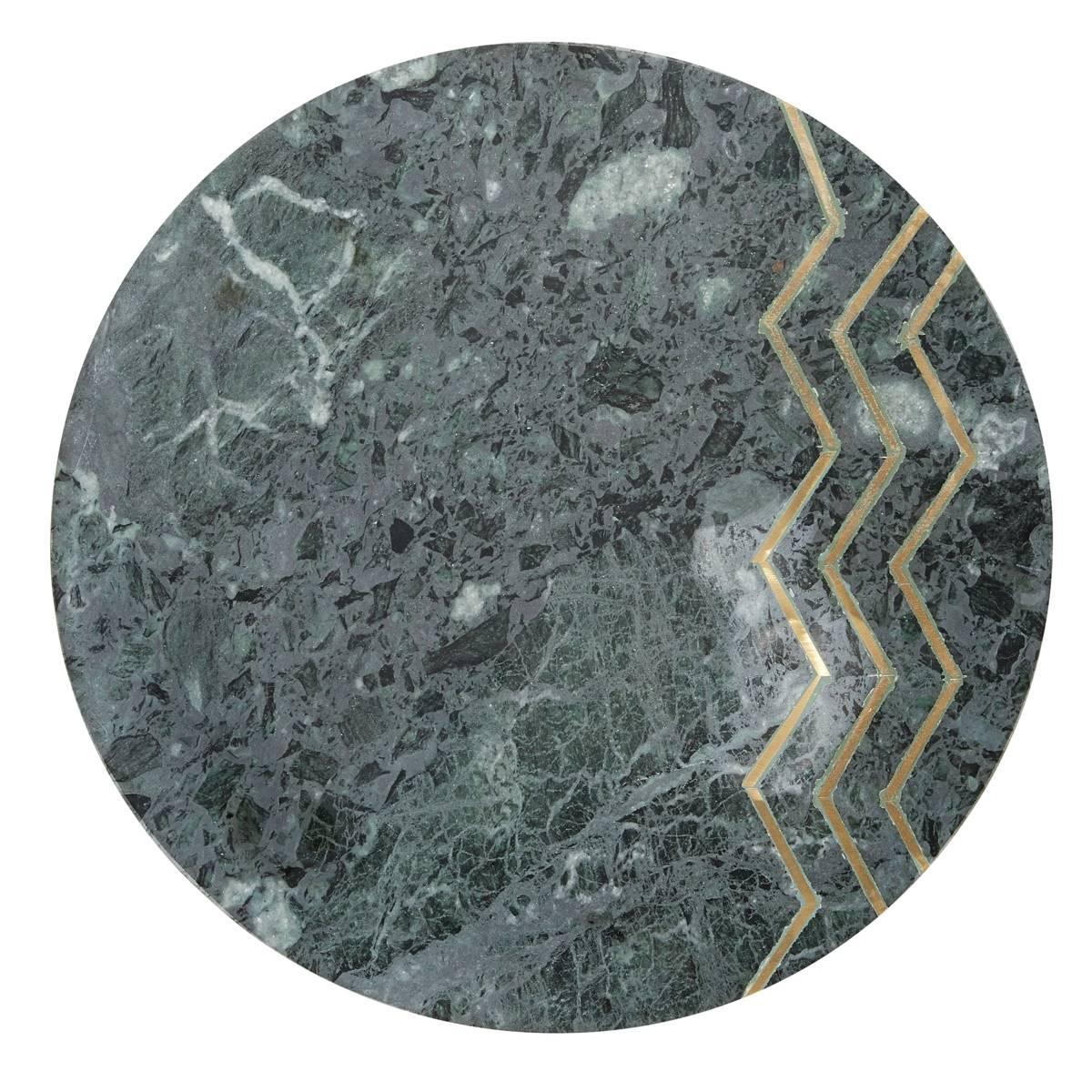 9th & Pike® Gold Contemporary Stoneware Accent Table