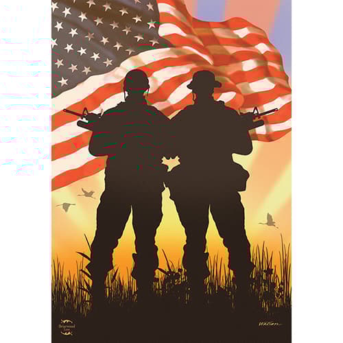 Briarwood Lane American Heroes Patriotic Garden Flag - image 