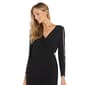 Womens R&M Richards Rhinestone Arm & Sheer Inserts Wrap Dress - image 4