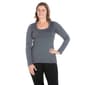 Plus Size 24/7 Comfort Apparel Long Sleeve Scoop Neck Tee - image 1