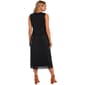 Womens BB Dakota Sleeveless Placed Floral Mesh Midi Dress - image 2
