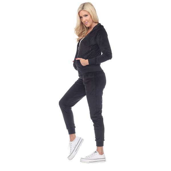 Womens White Mark 2pc. Velour Tracksuit Set