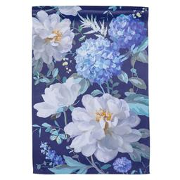 Evergreen Spring Morning Blooms Suede Garden Flag
