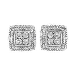 Diamond Classics&#8482; Sterling Silver Diamond Stud Earrings