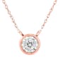 Haus of Brilliance Rose Gold 1/5ctw. Diamond Pendant Necklace - image 2