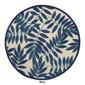 Nourison Aloha Leaf Print Round Rug - image 15