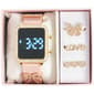 Womens Crystal Digital Watch w/ Interchangeable Charms - AWS353A - image 1
