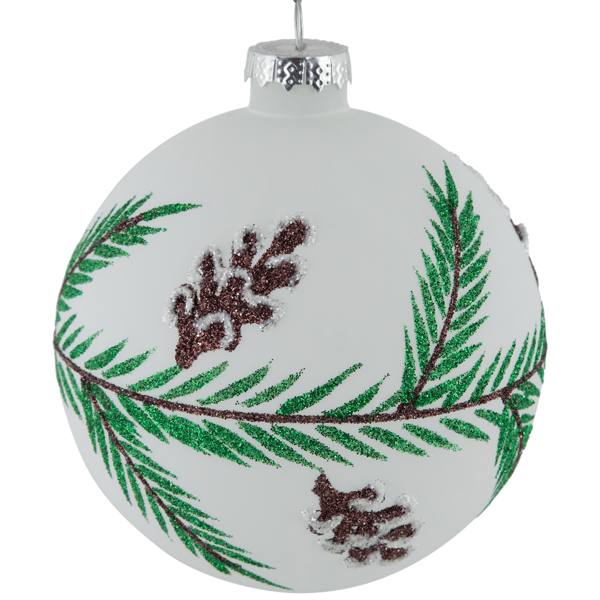Northlight 4ct. Glittered Glass Ball Christmas Ornaments