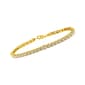Haus of Brilliance 10kt. Yellow Gold Pear Shape Bracelet - image 3
