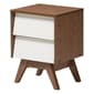 Baxton Studio Hildon 2 Drawer Storage Nightstand - image 3