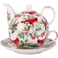 Home Essentials Holiday Cardinal Tea for One - image 1