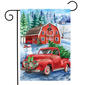 Briarwood Lane Picking Up The Tree Christmas Garden Flag - image 1