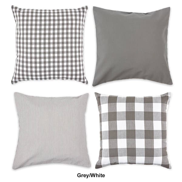 DII® Assorted Pillow Covers Set of 4 - 18x18