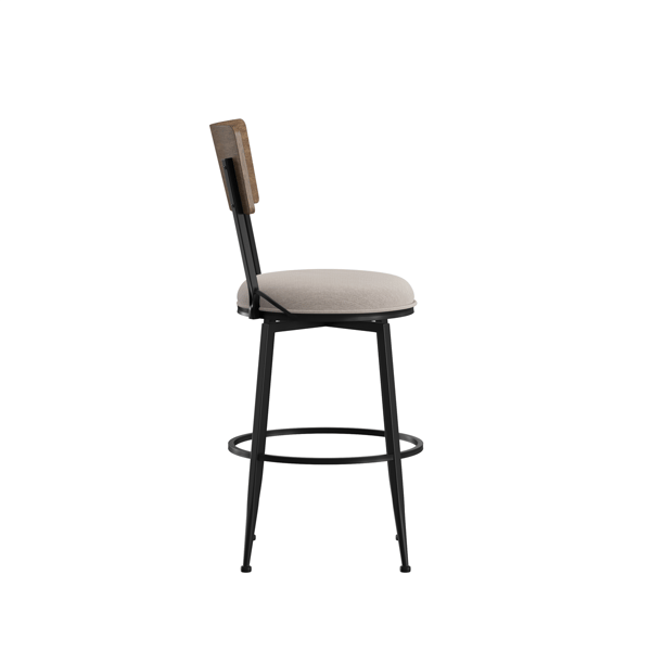HH2 Home Creason Commercial Grade Bar Height Swivel Stool
