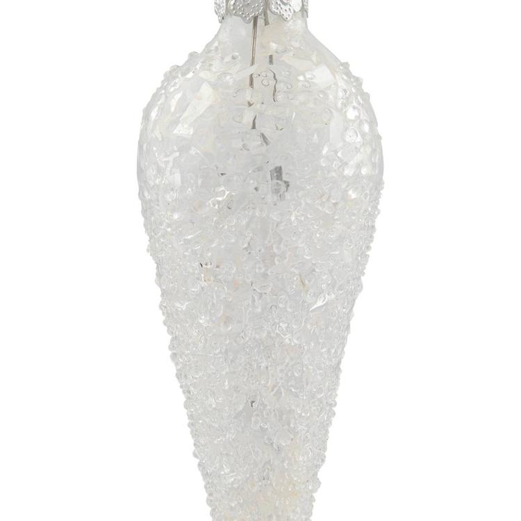 Northlight Seasonal Clear Glass Winter Icicle Ornament