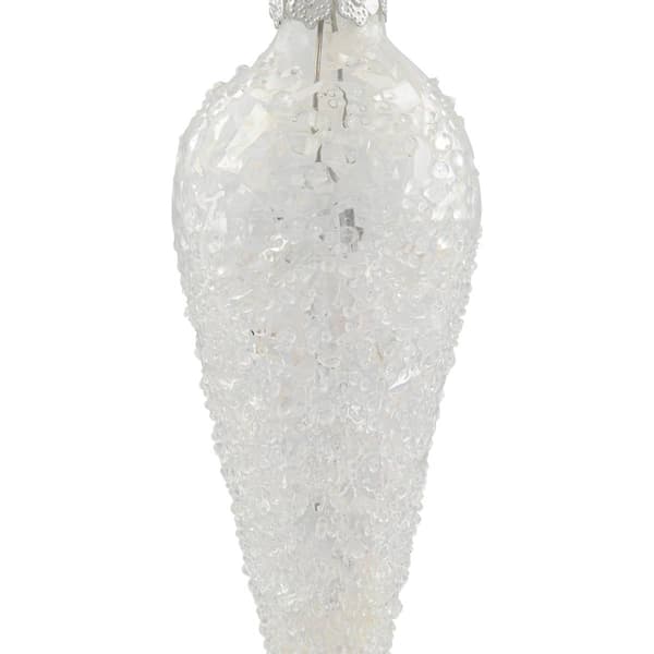 Northlight Seasonal Clear Glass Winter Icicle Ornament