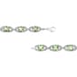 Haus of Brilliance Green Amethyst & 1/20ctw. Diamond Bracelet - image 3