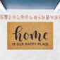 VCNY Home Home Is Our Happy Place Outdoor Coir Doormat - image 2