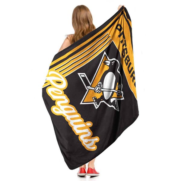Sweet Home Collection NHL Pittsburgh Penguins Throw
