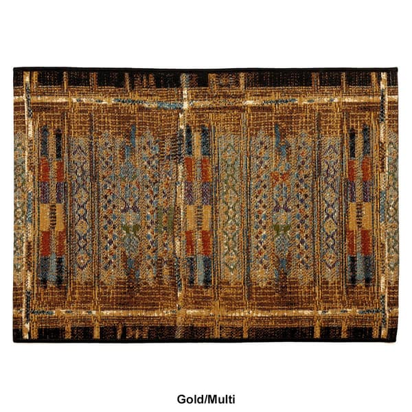 Liora Manne Esencia Tribal Stripe Rectangular Accent Rug