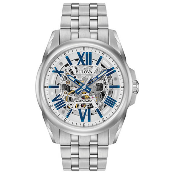 Mens Bulova Stainles Steel Watch - 96A187 - image 