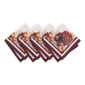Threadmade Autumn Heritage Turkey Engineered Napkins - Set of 4 - image 1