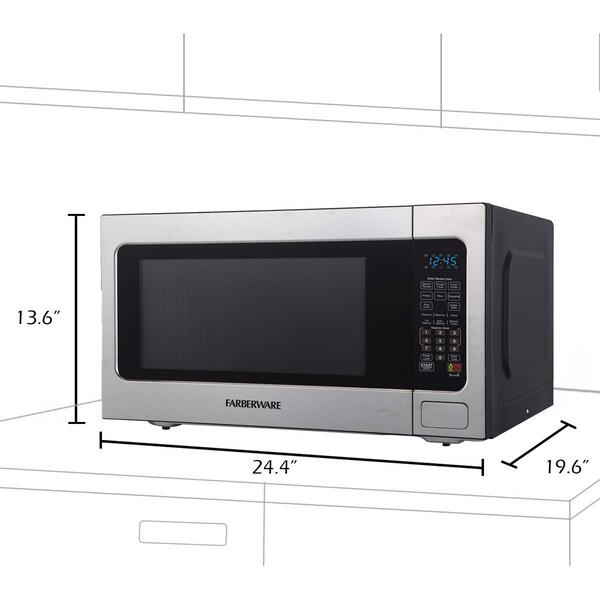 Farberware&#174; Professional 2.2 Cu. Ft. Microwave&#44; Smart Sensor