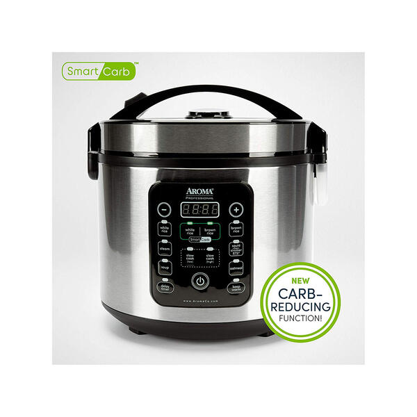 Aroma SmartCarb Digital Rice Cooker and Food Steamer - image 