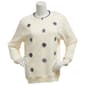 Plus Size Hasting & Smith Tossed Floral Fleece Sweatshirt - image 1