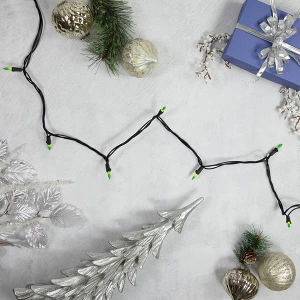 Northlight Seasonal 25ft. Opaque Green Mini Christmas Lights