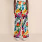Womens Nicole Miller Elastic Waist Pleated Tropical Floral Pants - image 2