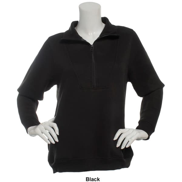 Womens Starting Point Ultra Soft 1/4 Zip Pullover Sweatshirt