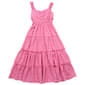 Girls (7-16) No Comment Smocked Waist Tiered Maxi Dress - image 1