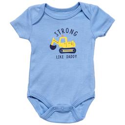 Baby Boy (NB-9M) baby views(R) Strong Like Daddy Bodysuit
