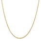 Unisex Gold Classics(tm) 2.0mm. 14k Diamond Cut Light Rope Necklace - image 1