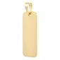 Gold Classics&#8482; Yellow Gold Solid Long Flat Bar Charm Pendant - image 2