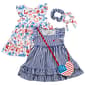 Toddler Girl Rare Editions 2pk. Americana Dresses & Purse - image 1