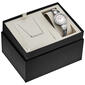 Womens Bulova Crystal Accent Watch and Necklace Box Set - 98X126 - image 1