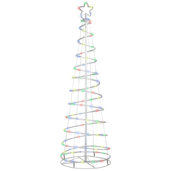 Northlight 6ft. LED Color Changing Outdoor Spiral Christmas Tree