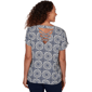 Plus Size Emaline Summer In The City Short Tulip Sleeve Blouse - image 2