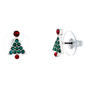 Santa Hat/Christmas Tree/Flower Charm Earring Set - image 5