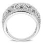 Sterling Silver 1/10ctw. Vintage Diamond Ring - image 4